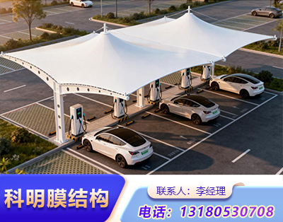 衡水小区汽车充电桩膜结构